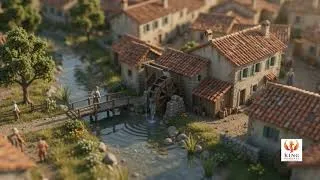 Thumbnail: Hyper-realistic miniature rural town & farms with cinematic views #viralvideo #asmr #trending #viral