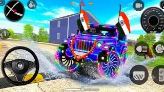 Thumbnail: Dollar (Song) Modified Mahindra Blue Thar 😈|| Indian Car simulator 3D || And roid Gameplay Part 1