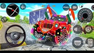 Thumbnail: Dollar (Song) Modified Mahindra Red Thar 😈|| Indian Car simulator 3D || And roid Gameplay Part A