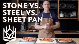 Thumbnail: Pizza stone vs pizza steel vs sheet tray: maximize your home oven for a crispier crust