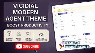 Thumbnail: VICIdial Modern Agent Theme | Improve Agent Productivity with a Better UI #vicidial #customvicidial