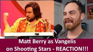 Thumbnail: American Reacts Matt Berry as Vangelis on Shooting Stars REACTION