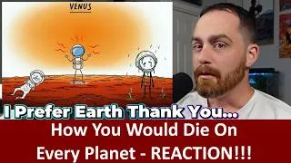 Thumbnail: American Reacts How You'd Die On Every Planet REACTION