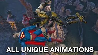 Thumbnail: Mortal Kombat vs DC Universe - All Freefall Animations (4K) (Xbox Series X) (NO HUD)
