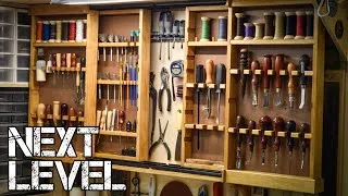 Thumbnail: Leveling Up My Leather Tool Storage - Leather Craft - Woodworking