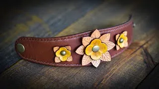 Thumbnail: Making A Leather Floral Cuff - Leather Craft