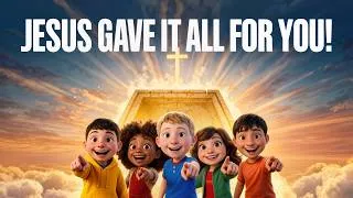 Thumbnail: He Gave It All for Me | Easter Song for Kids | Jesus Died & Rose Again
