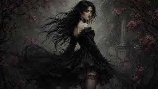 Thumbnail: She Danced Where the Flowers Died |  Dark Gothic Music for Reading, Writing and Dreaming