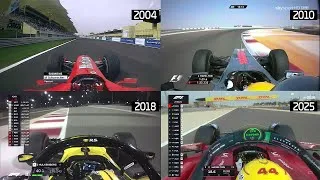 Thumbnail: Bahrain F1 Onboard Laps Through the Years : 2004 - 2025