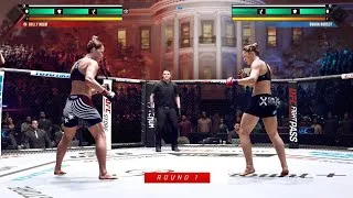 Thumbnail: EA SPORTS UFC 6 Holly Holm vs Ronda Rousey Fight at the white house ufc freedom 250 gameplay 
