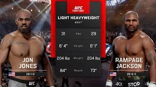 Thumbnail: EA SPORTS UFC 6 Jon Jones Vs Rampage Jackson Crazy ko animation 😲😲