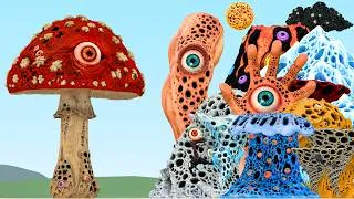 Thumbnail: New Mushroom Trypophobia Vs All Trypophobia Creature Monster In Garry's Mod
