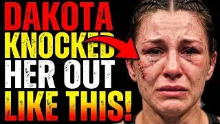 Thumbnail: She Promised to KO Dakota Ditcheva in 5 Seconds... Then This Happened!