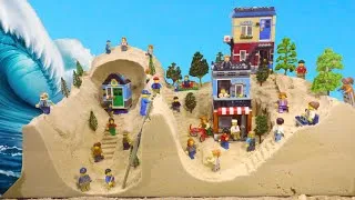 Thumbnail: Wave Machine's Tsunami VS LEGO City - Disaster Dam Breach Experiment