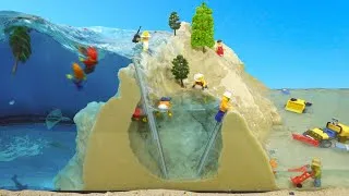 Thumbnail: Mine Flood: Tsunami Disaster - LEGO Dam Breach Experiment