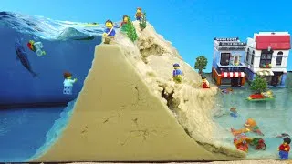 Thumbnail: LEGO City Flood: Giant Dam Breach Experiment - Tsunami Disaster