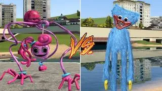 Thumbnail: HUGGY WUGGY VS MOMMY LONG LEGS in GM_CONSTRUCT | GARRY'S MOD!