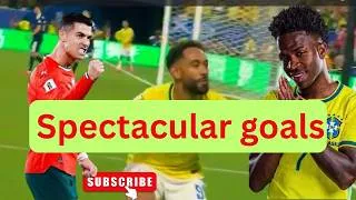 Thumbnail: Vini Jr. & Matheus Cunha Shine! 🇧🇷 Incredible International Football Goals Compilation ⚽🔥#cr7
