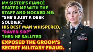 Thumbnail: My Sister’s Fiancé Mocked Me as a Desk Soldier—Then His Best Man Saluted and Exposed His Secret
