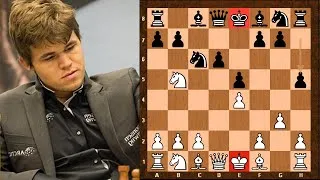 Thumbnail: Carlsen CRUSHES Nakamura in a Brutal Sicilian Kalashnikov — King Trapped in the Center!