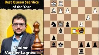 Thumbnail: Best Queen Sacrifice of the Year | Fontaine vs Maxime Vachier-Lagrave 2007