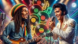 Thumbnail: Bob Marley X Elvis Presley - Vintage Sunshine 🎸 Best Vintage Reggae Rock Mix 2026