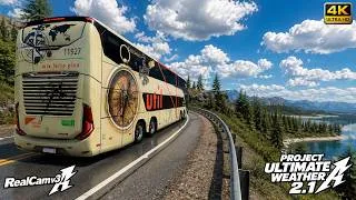 Thumbnail: ETS2 1.60 | ULTRA Realistic Graphics | Marcopolo G8 1800 DD Scania 390 | POV 4K | #ets2