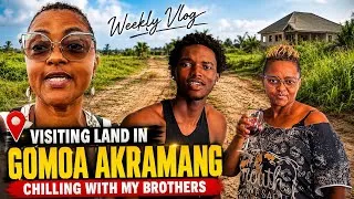 Thumbnail: Visiting Our Land in Gomoa Akramang 🇬🇭 | Chilling With My Brothers | Weekly Vlog