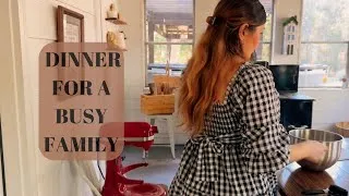 Thumbnail: Making Dinner for my Family of 6 | Scratch Made Meal 🥘