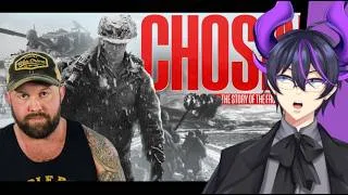Thumbnail: "US Marines Surrounded By Communists - The Chosen Reservoir" | Kip Reacts to The Fat Electrician