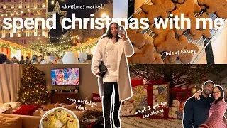 Thumbnail: spend christmas with me! | holiday market, baking, + what i got for christmas 🎄♥️✨