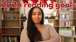 Thumbnail: reading goals for 2026 🤓📝 | BOOKMAS DAY 11 ⭐️