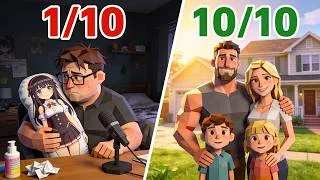 Thumbnail: A Male's Life at Every Level of Attractiveness (1-10)