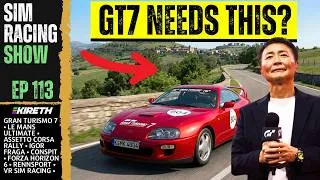 Thumbnail: Gran Turismo 7 HINTED a New Needed Feature? Le Mans Ultimate, AC Rally VR (Sim Racing Show Ep 113)