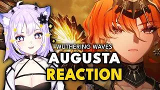 Thumbnail: She Is FIERCE! | Wuthering Waves | Resonator Showcase | Augusta — SHARP BLADE REACTION