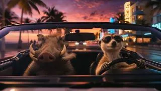 Thumbnail: Timon & Pumbaa: Miami Vice Nights 80s Intro