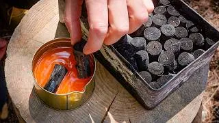 Thumbnail: How To Make The Ultimate Survival Firestarter from charcoal #bushcraft #lifehacks #outdoors