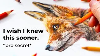 Thumbnail: This Colored Pencil Secret Makes Realism Easy (even for beginners)