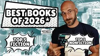 Thumbnail: Rating the top 10 books I've read so far in 2026 - 5 fiction, 5 nonfiction!