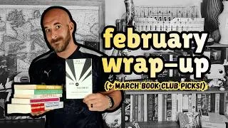 Thumbnail: February 📚 Reading Wrap-Up + March Book Club Picks!