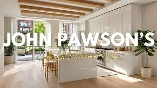 Thumbnail: Chalk White Minimal Kitchen Design Inspired by John Pawson’s Pure Architectural Ease