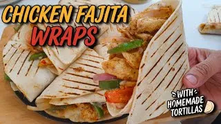 Thumbnail: Chicken Fajita Wraps Recipe By Kitchen With Shama 