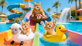 Thumbnail: Mama Cat Trims Fur on the Farm and Makes Tiger Hat For Kittens At Home🐾🎩🐯