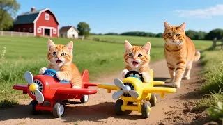Thumbnail: Mama Cat Trims Fur on the Farm and Makes Tiger Hat For Kittens At Home🐾🎩🐯