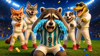 Thumbnail: Raccoon Rejects His Family Thinking He's A Soccer Star!
