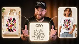 Thumbnail: From 1 Sketch To 10 Best Selling POD Designs