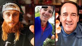 Thumbnail: George Kittle & Peyton Manning Cold Call Eli Manning!