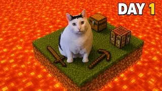 Thumbnail: Cat Survived 100 Days in LavaBlock