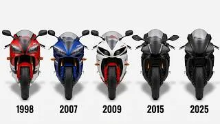 Thumbnail: Every Yamaha R1 Generation Explained
