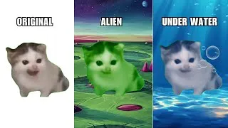 Thumbnail: German Cat in different versions | CAT MEMES 